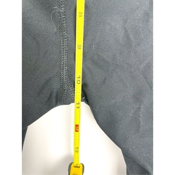 RBX Black Mesh Cross Strap Design 7/8 Leggings - Picture 8 of 10